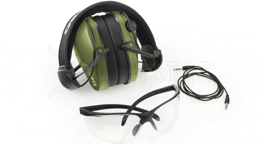 Słuchawki RealHunter Active Pro Zielone + Okulary 12
