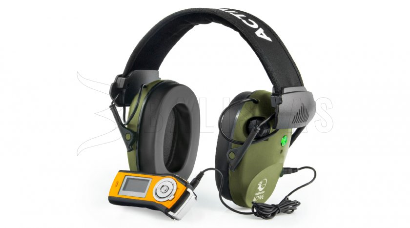 Słuchawki RealHunter Active Pro Zielone + Okulary 13