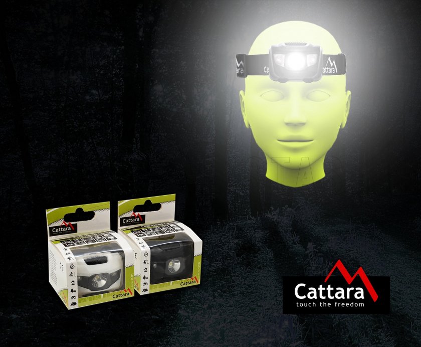 Latarka czołowa LED 80 lm czarna 5