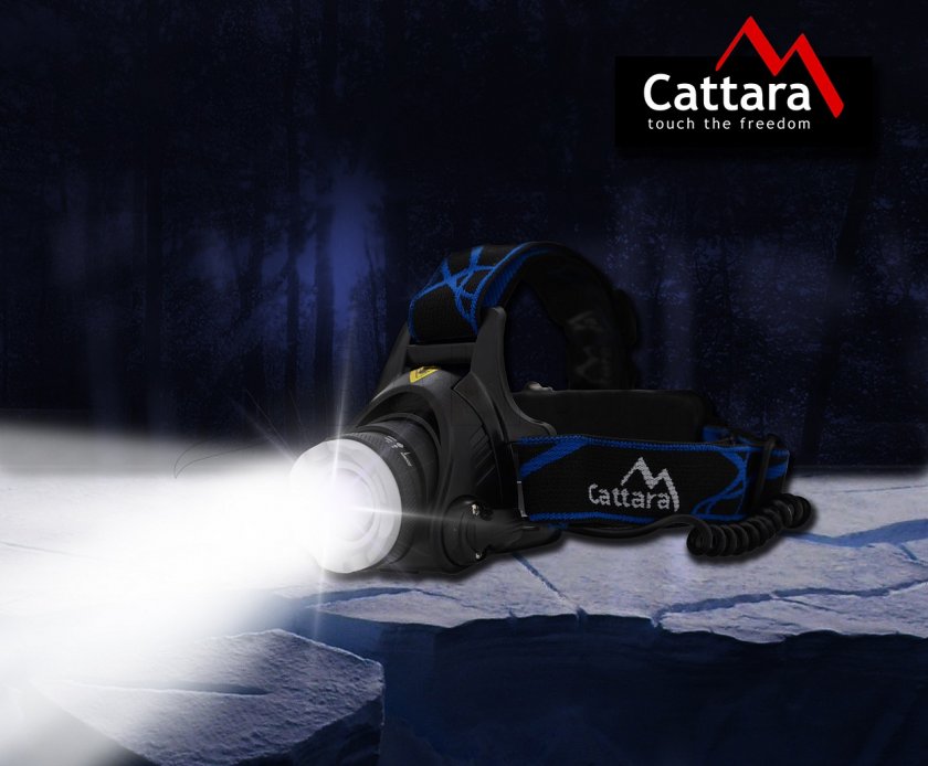 Latarka czołowa LED 570 lm zoom