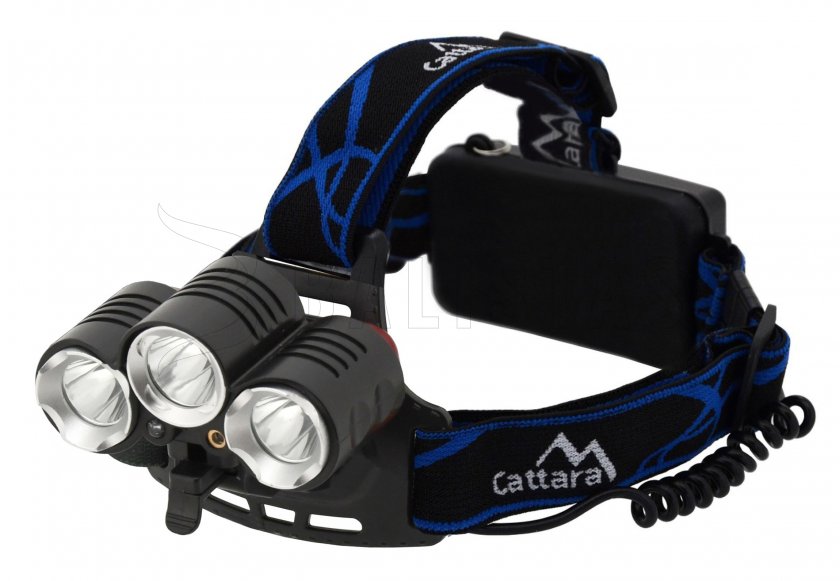 Latarka czołowa LED 400lm (1x XM-L+2x XP-E)