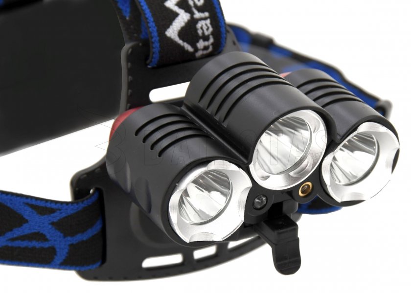 Latarka czołowa LED 400lm (1x XM-L+2x XP-E) 2