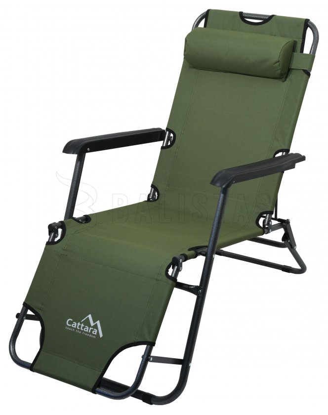 Leżak – fotel Comfort zielony