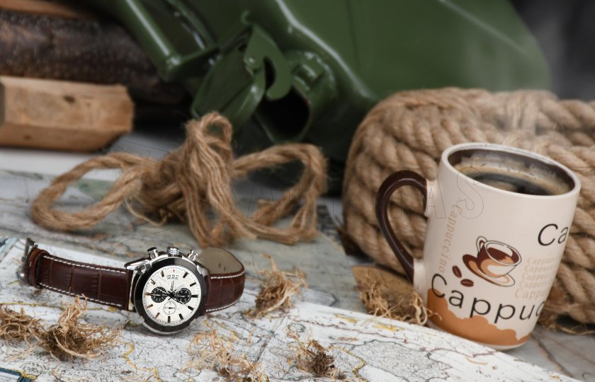 Zegarek Chrono White Compass