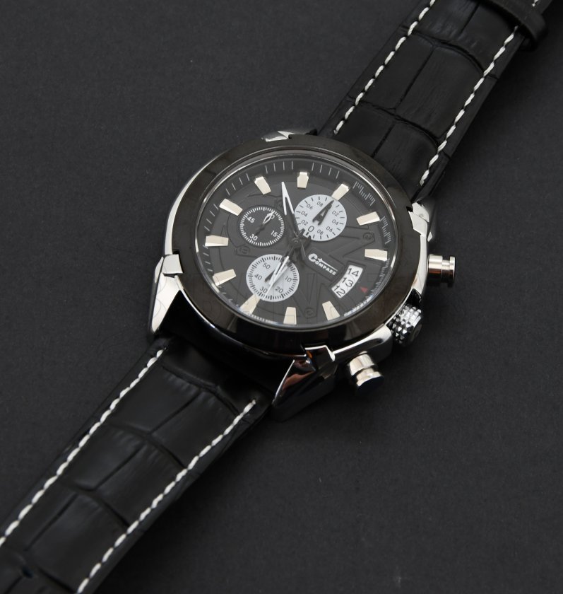 Zegarek Chrono Black Compass