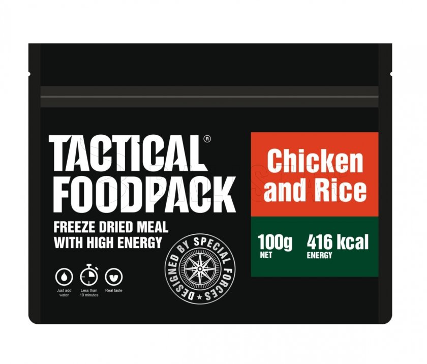 Żywność odwodniona - ryż z kurczakiem Tactical Foodpack