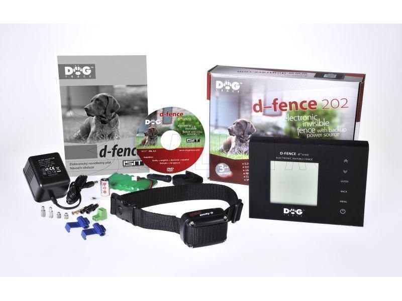 Niewidzialne ogrodzenie Dogtrace d-fence 202 czarne