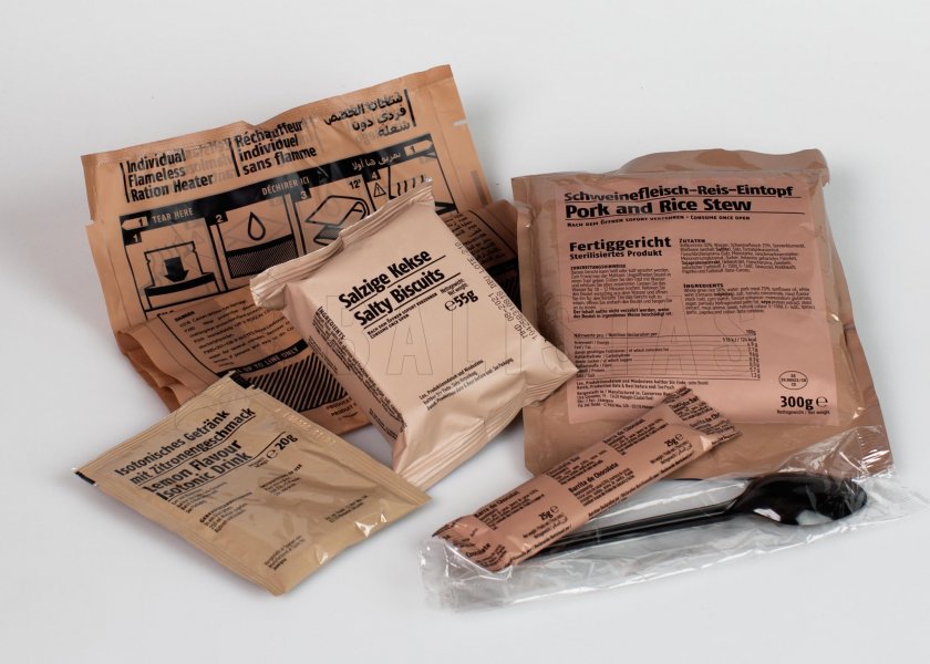 MRE - One Meal, Menu III – Hovězí maso z ryżem