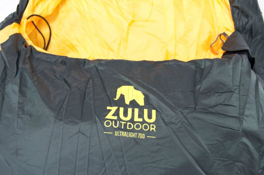 Śpiwór Zulu Ultralight 700 175cm czarny 2