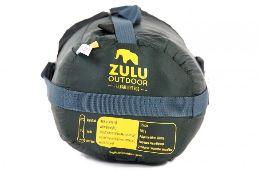 Śpiwór Zulu Ultralight 900 175cm czarny 2