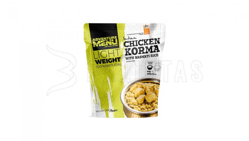 Kurczak Korma z ryżem basmati Adventure Menu Lightweight
