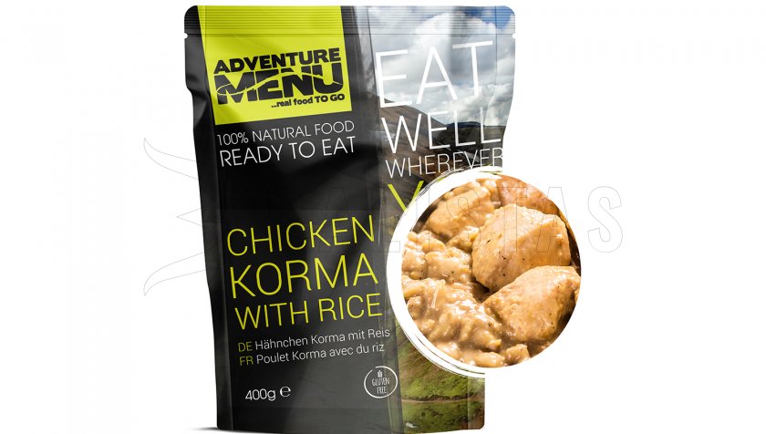 Kurczak Korma z ryżem Adventure Menu