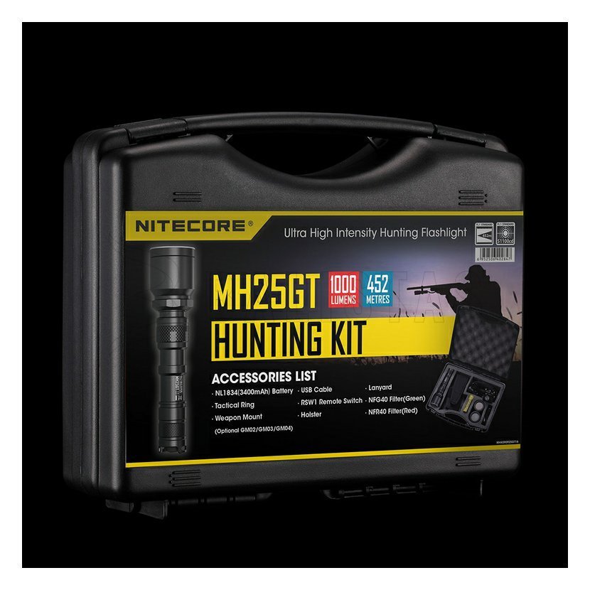 Nitecore MH25GT Zestaw myśliwski 5