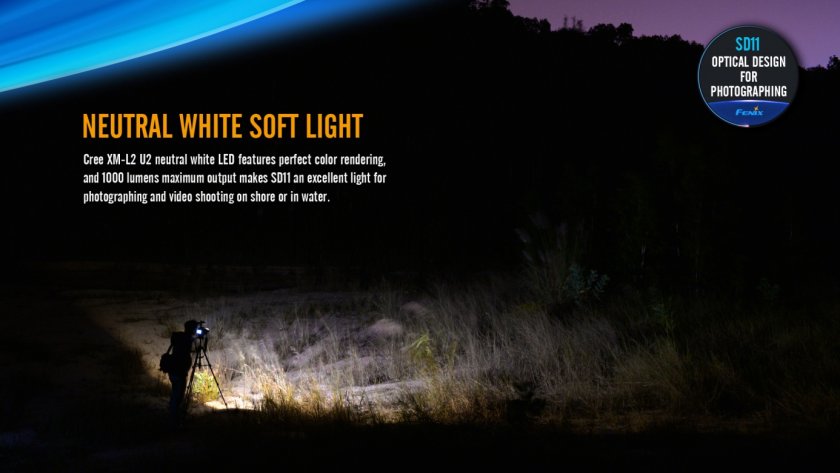 Latarka nurkowa LED Fenix SD11