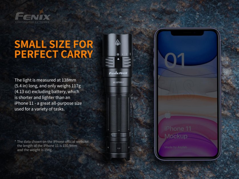 Latarka Fenix PD40R V2.0