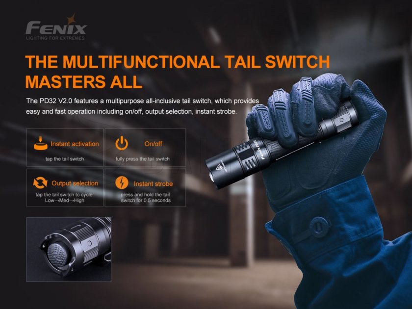 Latarka Fenix PD32 V2.0 3