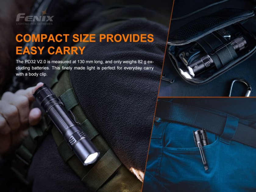 Latarka Fenix PD32 V2.0 5