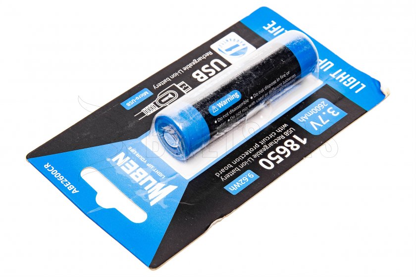 Bateria Wuben 2600B/18650 Li-Ion 2600mAh 4