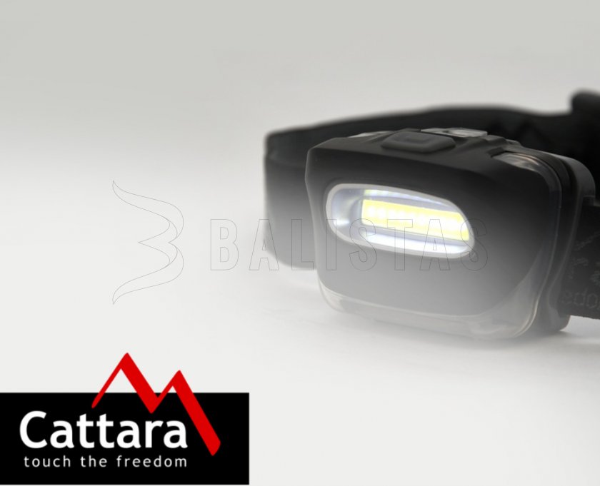 Latarka czołowa Cattara HORNET 130lm COB 3xAAA 4