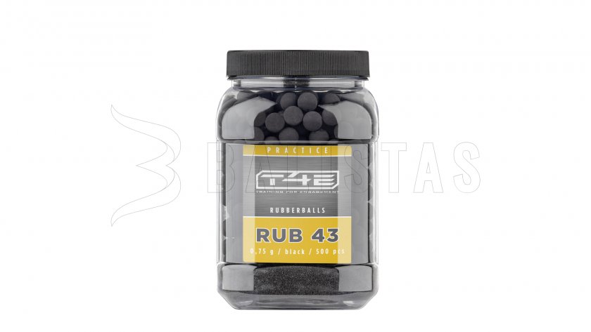 RAM kulki T4E cal.43 gumowe RUB 500 szt.