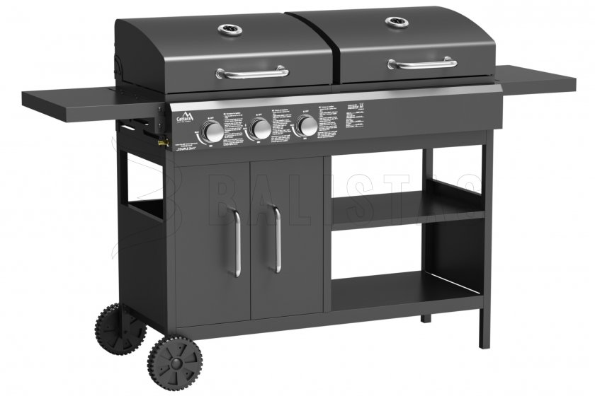 Grill Cattara COUPLE 2in1 Gaz / Węgiel drzewny 2