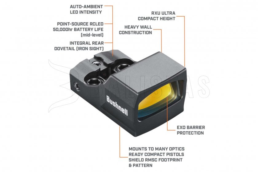 Kolimator Bushnell RXU-200 1x21 reflex czarny 7