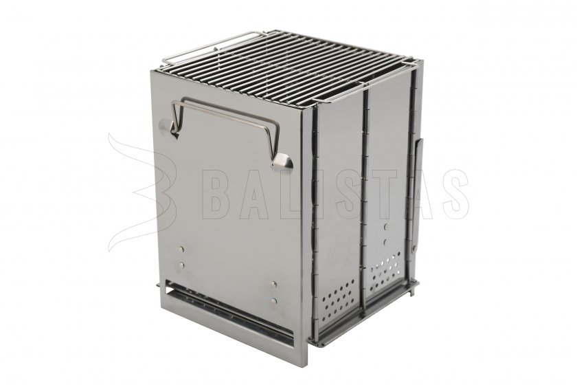 Grill kuchenka na drewno cube składana 2