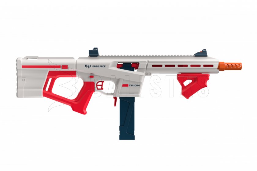 Blasterowa strzelba Game Face Trion na piankowe naboje czerwona 2