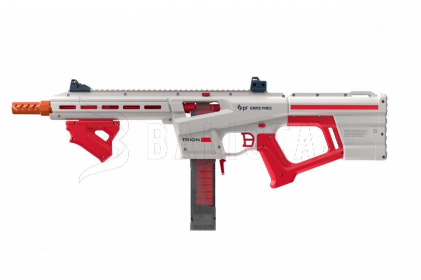 Blasterowa strzelba Game Face Trion na piankowe naboje czerwona