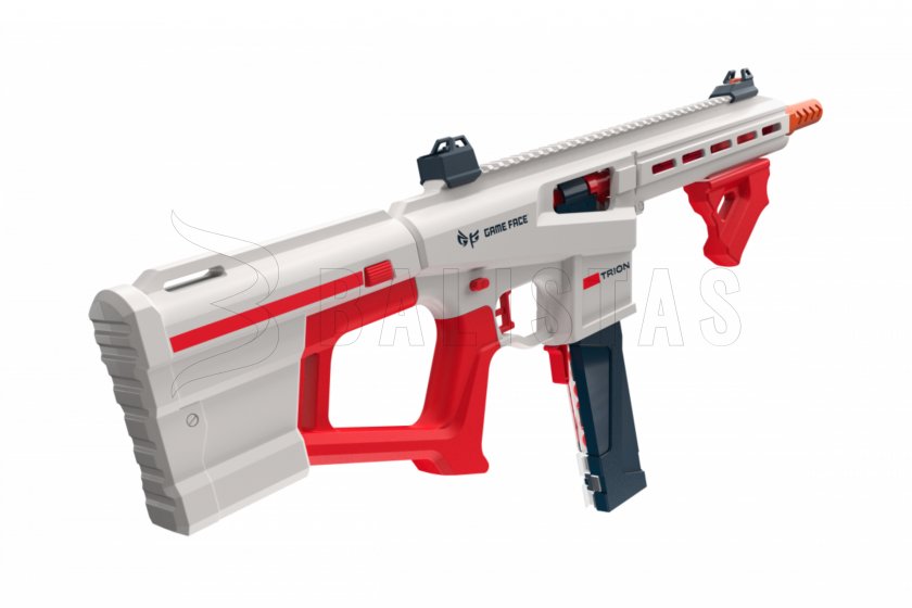 Blasterowa strzelba Game Face Trion na piankowe naboje czerwona 5