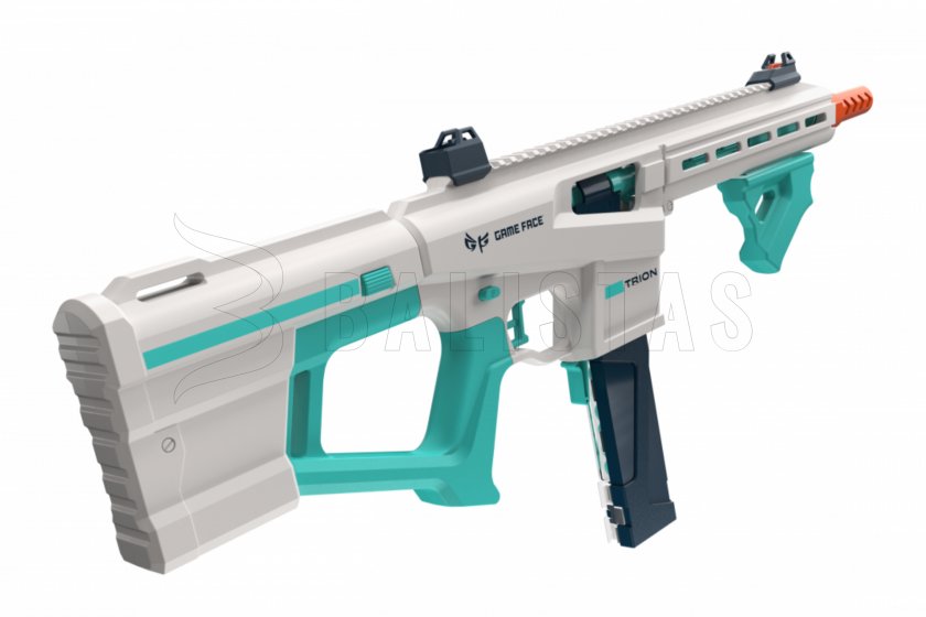 Karabin blasterowy Game Face Trion na piankowe naboje niebieski 5