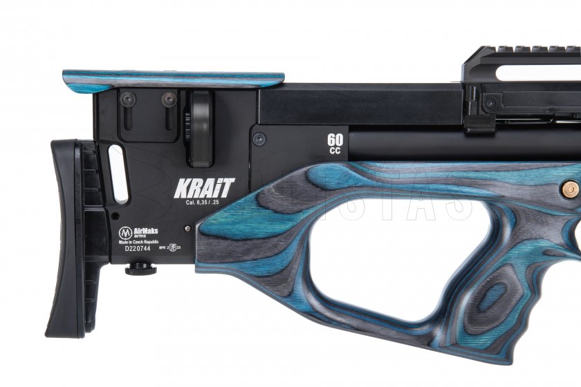 Wiatrówka AirMaks Krait WX 6,35mm Blue Lamino 6