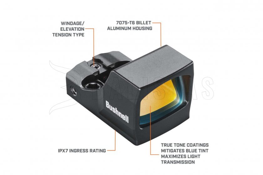 Kolimator Bushnell RXC-200 Compact 1x21 reflex czarny 8