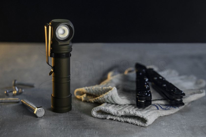 Latarka czołowa Armytek Wizard C2 Pro MAX Olive Zimne światło 4