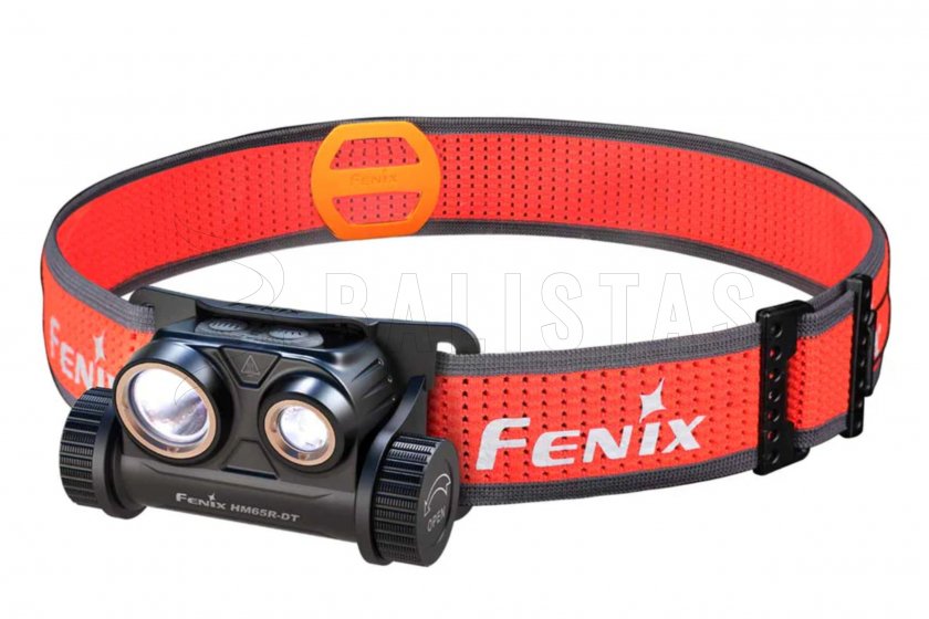 Latarka czołowa ładowalna Fenix HM65R-DT czarna