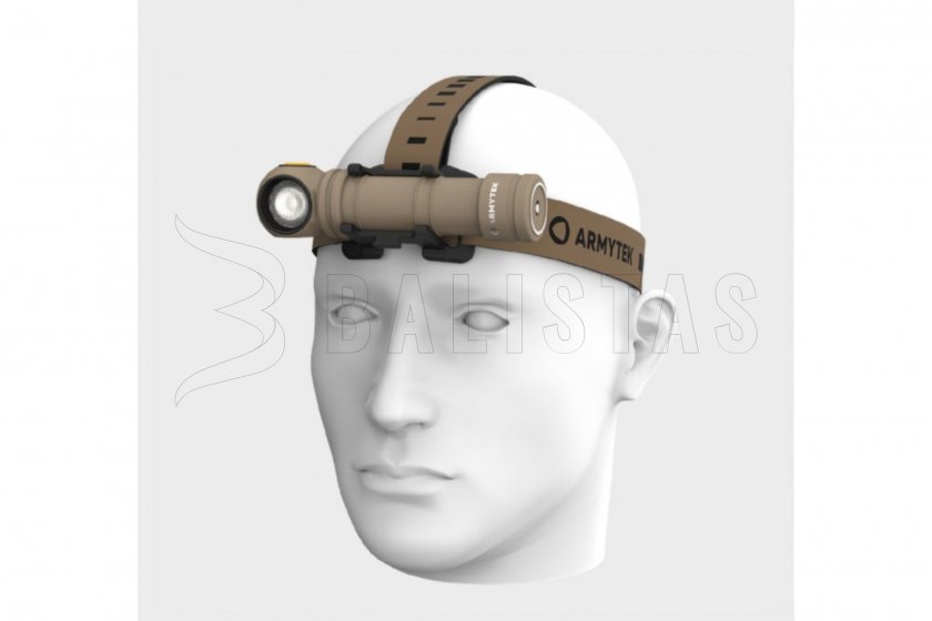 Latarka czołowa Armytek Wizard C2 Pro zimne światło Piaszczysta 2