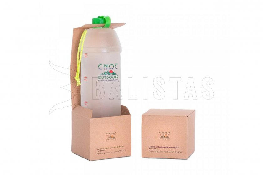 Skladana butelka CNOC Vesica 1l Bottle zielona 4