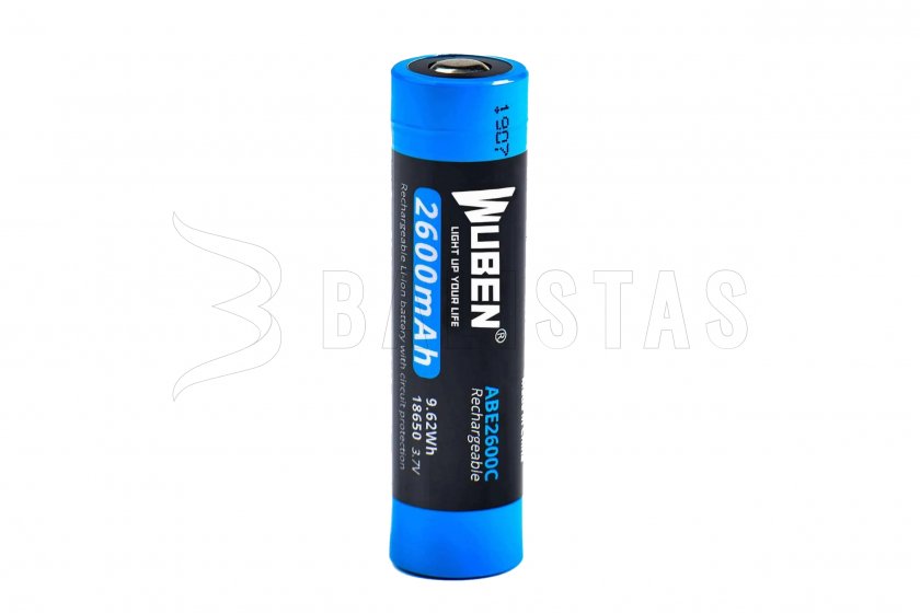 Bateria Wuben 2600B/18650 Li-Ion 2600mAh