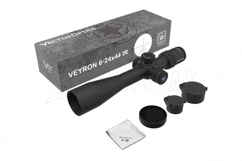 Luneta Vector Optics Veyron 6-24X44 IR FFP 10