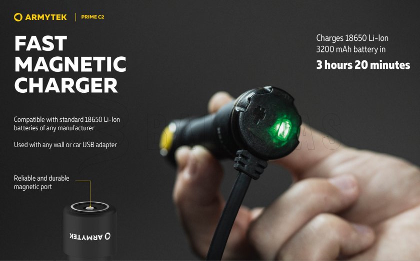 Latarka Armytek Prime C2 - zimne światło 15