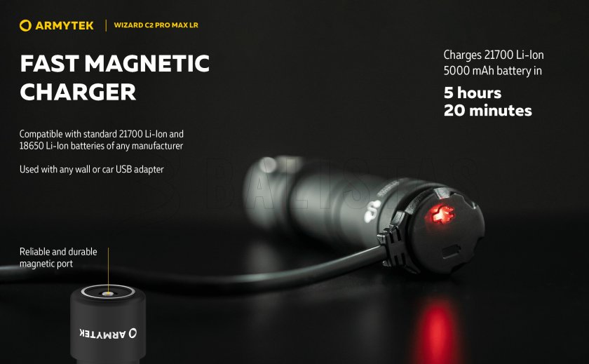 Latarka Armytek Wizard C2 Pro MAX LR zimne światło 28