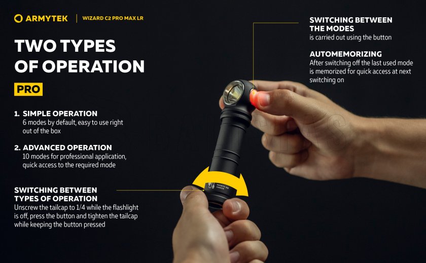 Latarka Armytek Wizard C2 Pro MAX LR zimne światło 26