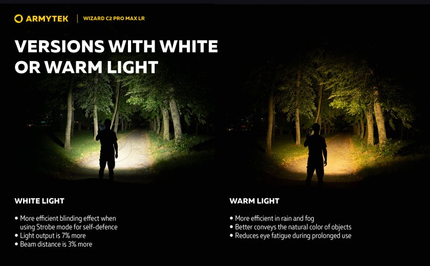 Latarka Armytek Wizard C2 Pro MAX LR zimne światło 33