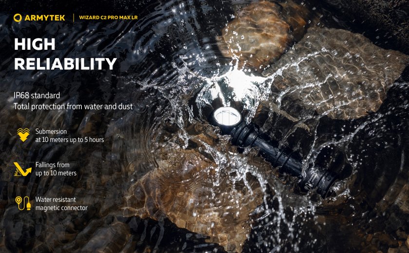 Latarka Armytek Wizard C2 Pro MAX LR zimne światło 31