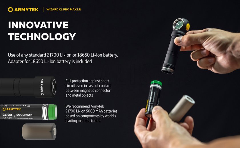 Latarka Armytek Wizard C2 Pro MAX LR zimne światło 27