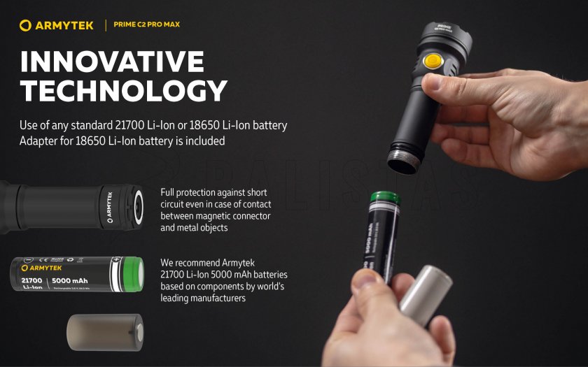 Latarka Armytek Prime C2 Pro Max Ciepłe światło 10