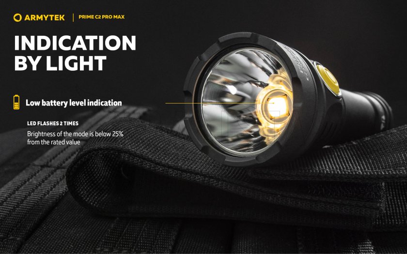 Latarka Armytek Prime C2 Pro Max Ciepłe światło 8