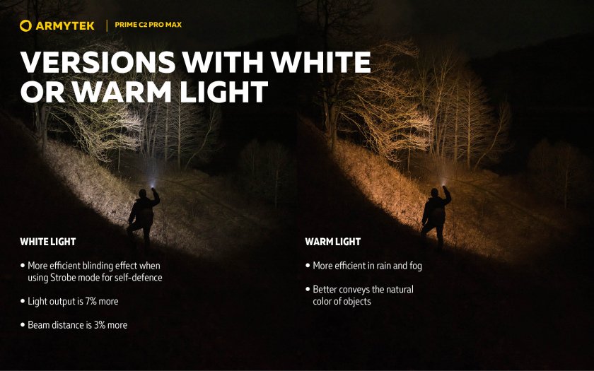 Latarka Armytek Prime C2 Pro Max Ciepłe światło 16