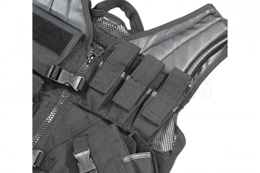 Kamizelka taktyczna Mil-Tec CROSSDRAW USMC czarna 2