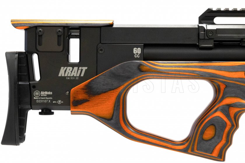 Wiatrówka AirMaks Krait WX Tube 5,5mm Orange Lamino 6